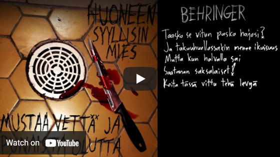 Mustaa vettä ja punaista olutta - Youtube